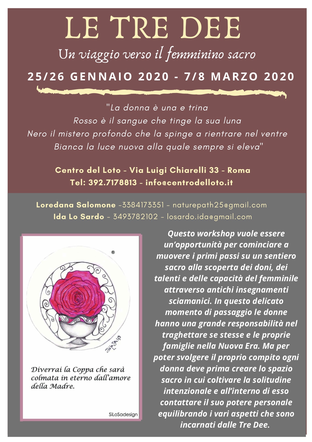 Seminario "LE TRE DEE" @ Centro del Loto | Roma | Lazio | Italia